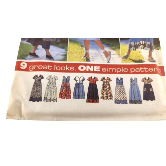 Easy McCalls 3238 & Simplicity 9691 7577 Womens Sewing Patterns Dresses Shirts - Picture 5 of 11